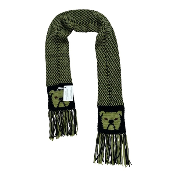 Handmade Knit Bulldog Scarf NEW - Picture 4 of 6